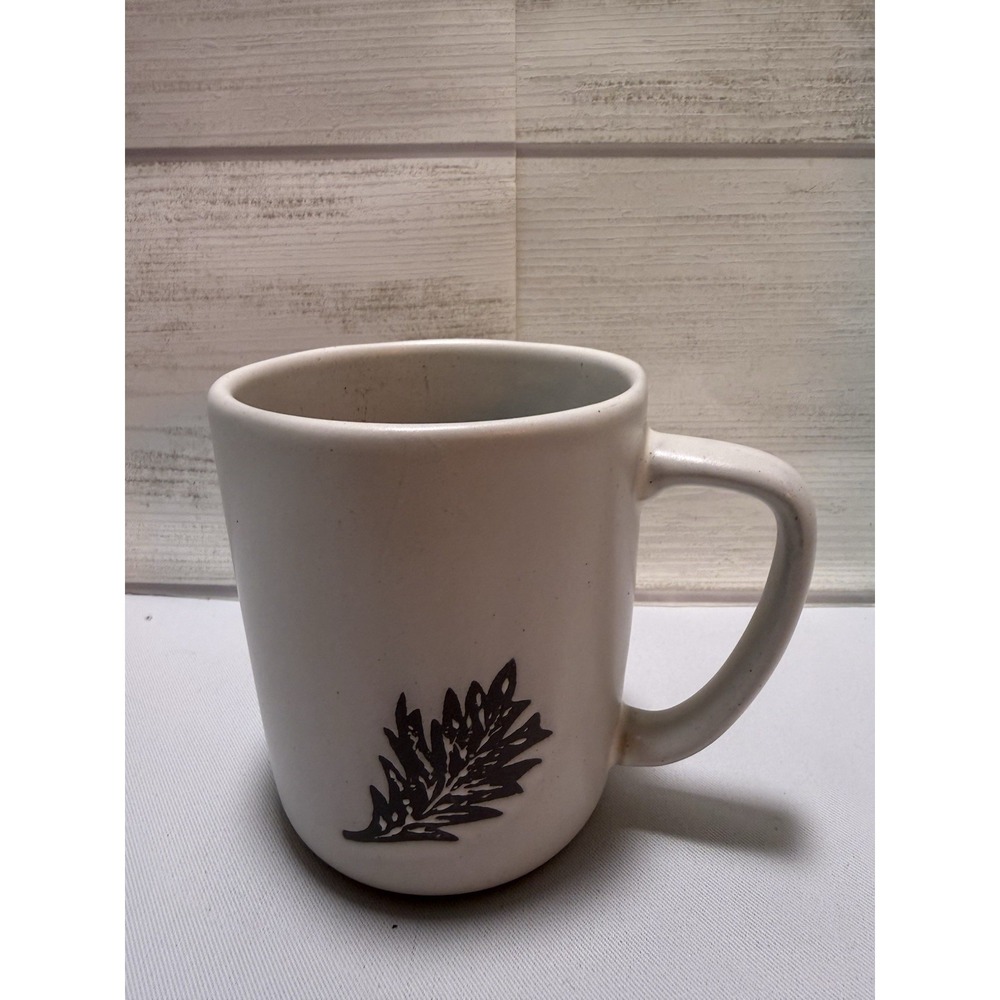 Bee And Willow Embossed Leaf Coffee Mug , Autumn